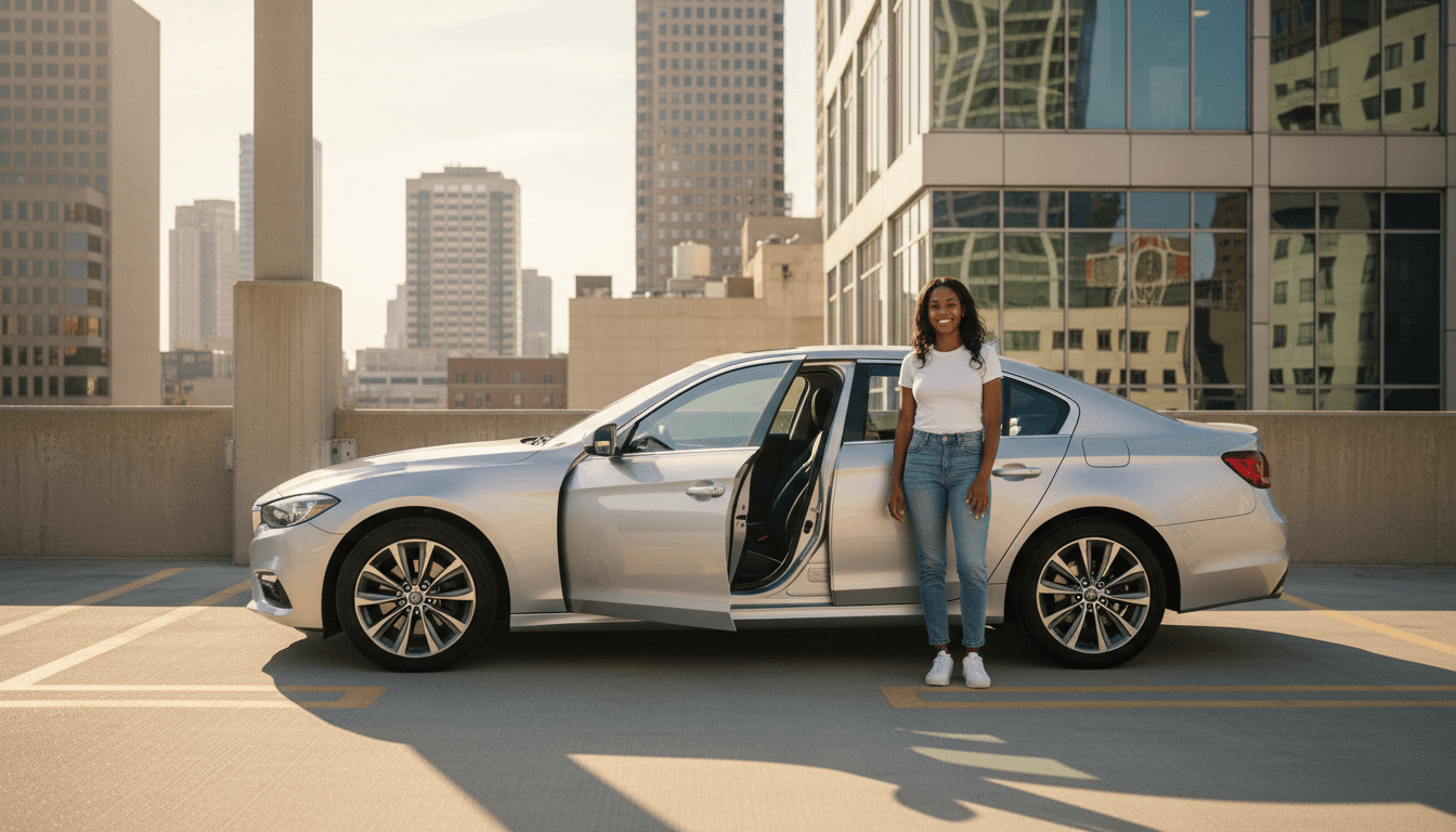 Clean platform-approved vehicle ready for rideshare